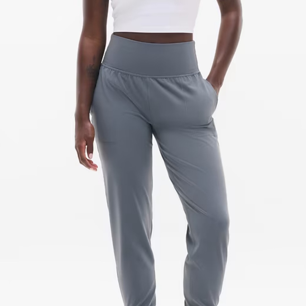 Athleta salutation jogger light blue
